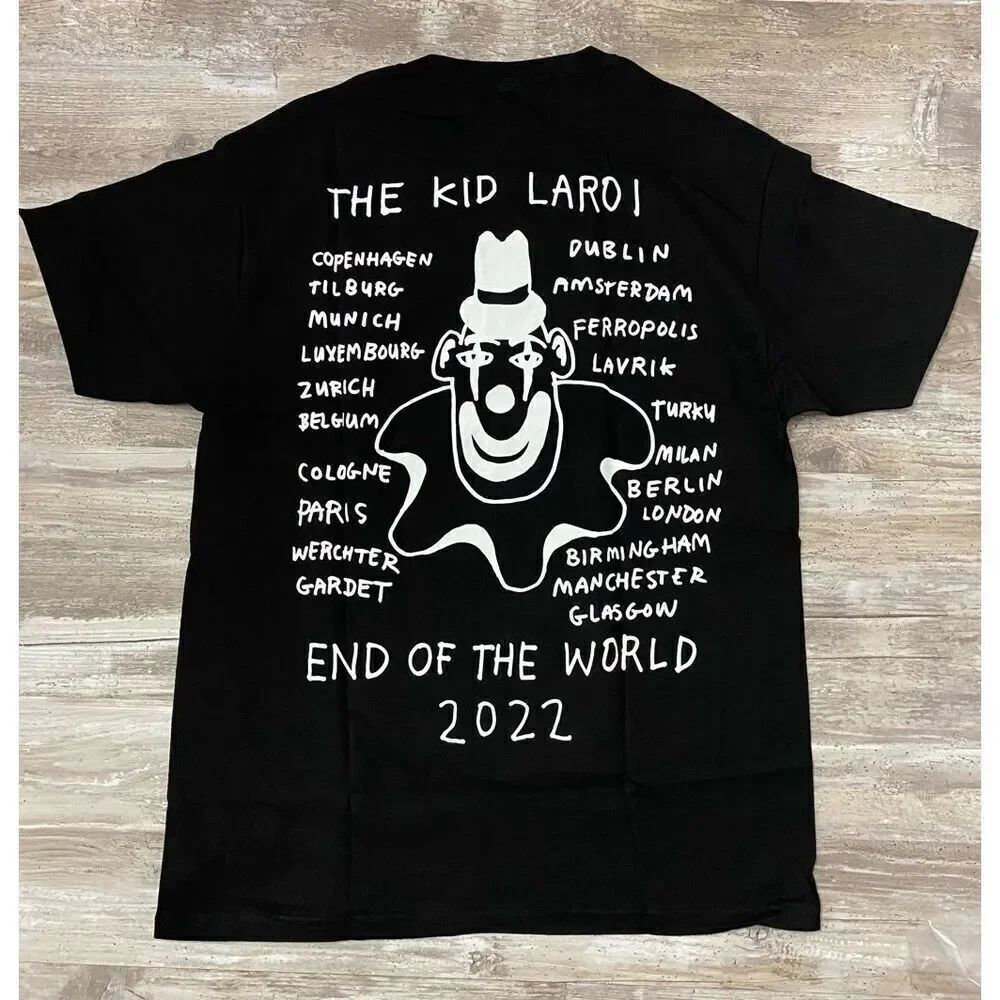 Kid Laroi End of the World Tour 2022 Black T-Shirt Sz XL